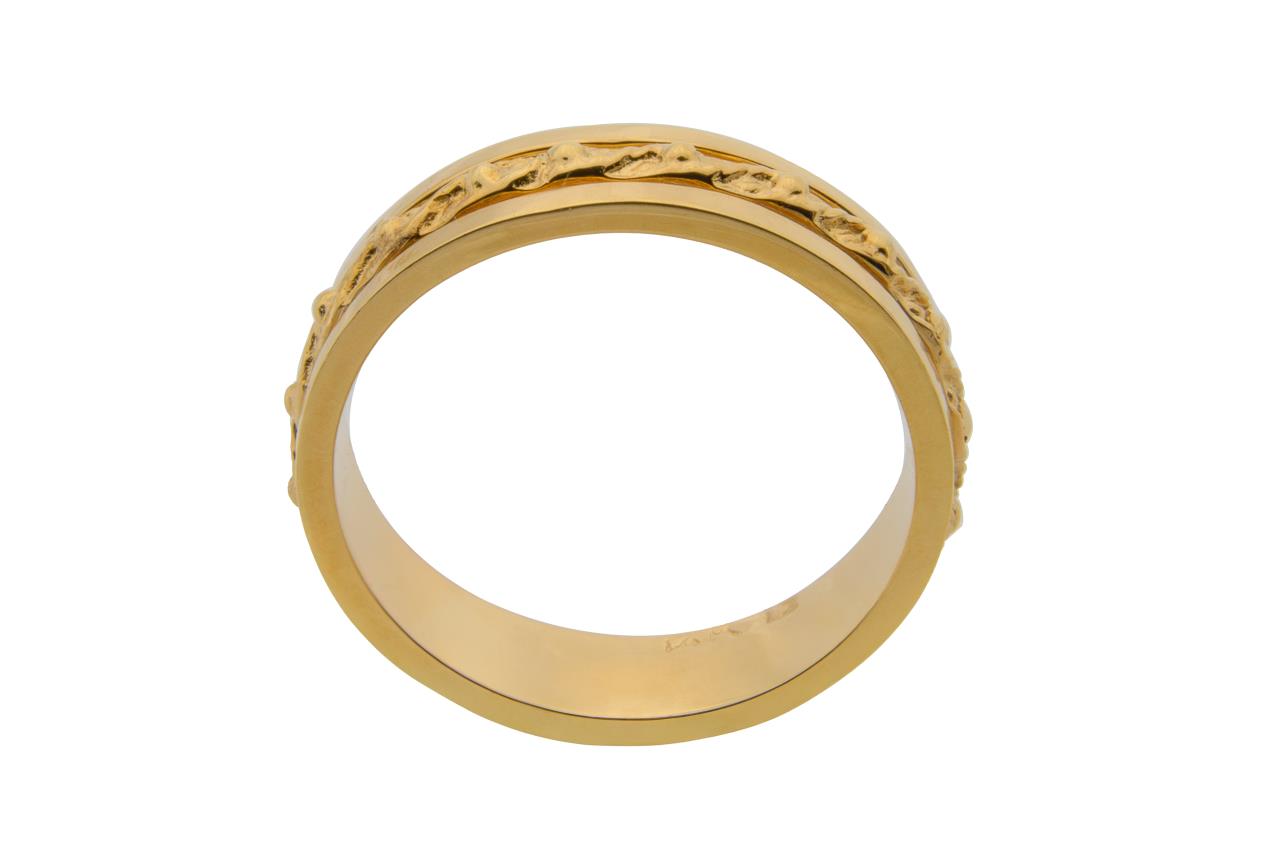 14 karat gold wedding ring. -WR1301L – Topaz